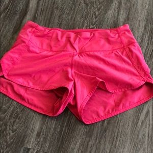 Lululemon pink shorts